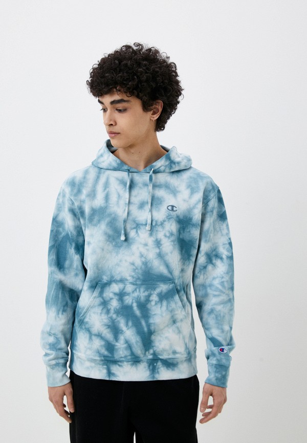 

Худи Champion, Бирюзовый, CRUSH DYE FLEECE HOODIE