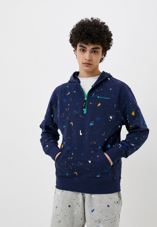 

Толстовка Champion, Синий, AOP GLOBAL EXPLORER FRENCH TERRY HOODIE
