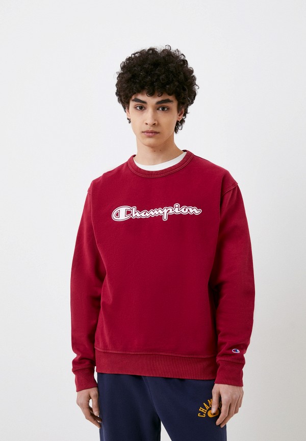 

Свитшот Champion, Бордовый, VINTAGE WASH VARSITY CREW