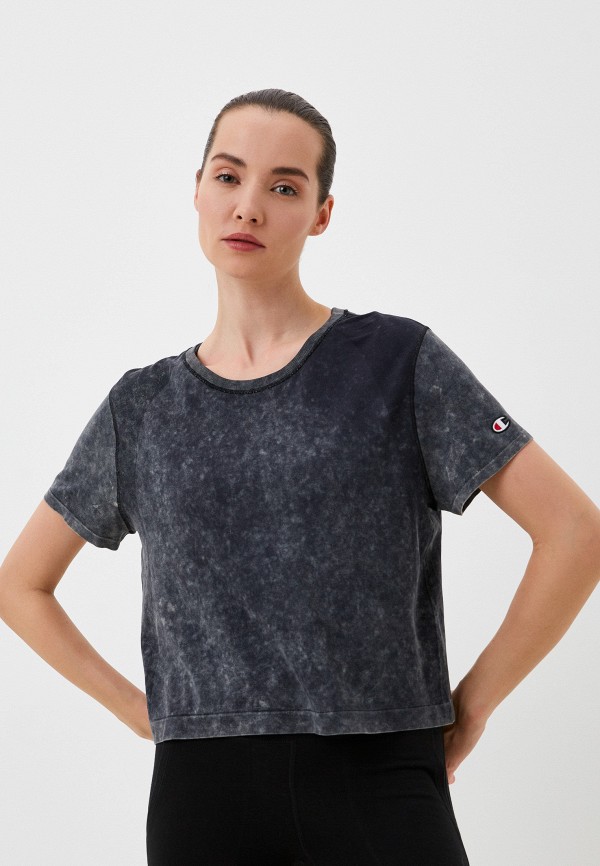 

Футболка Champion, Серый, THE ECO INFINITY CROPPED TEE- SNOWFLAKE