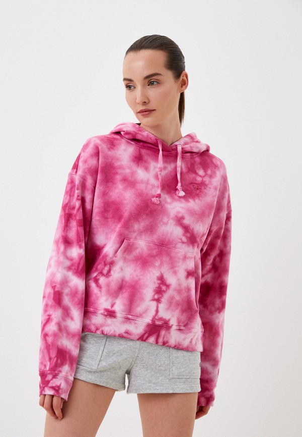 

Худи Champion, Розовый, RELAXED FLEECE DYE HOODIE
