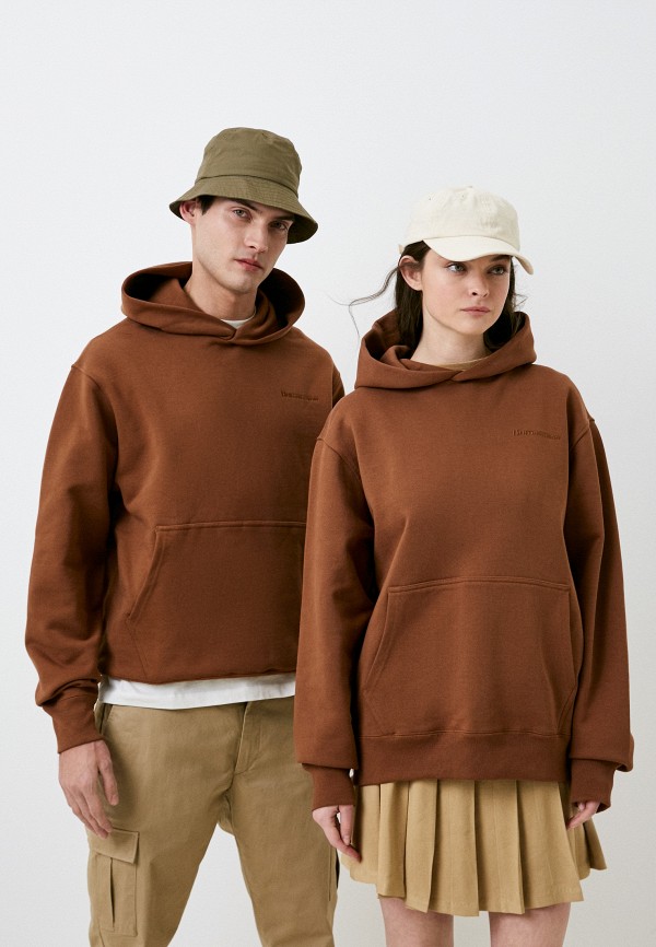 

Худи adidas Originals, Коричневый, adidas X Pharrell PW BASICS HOOD