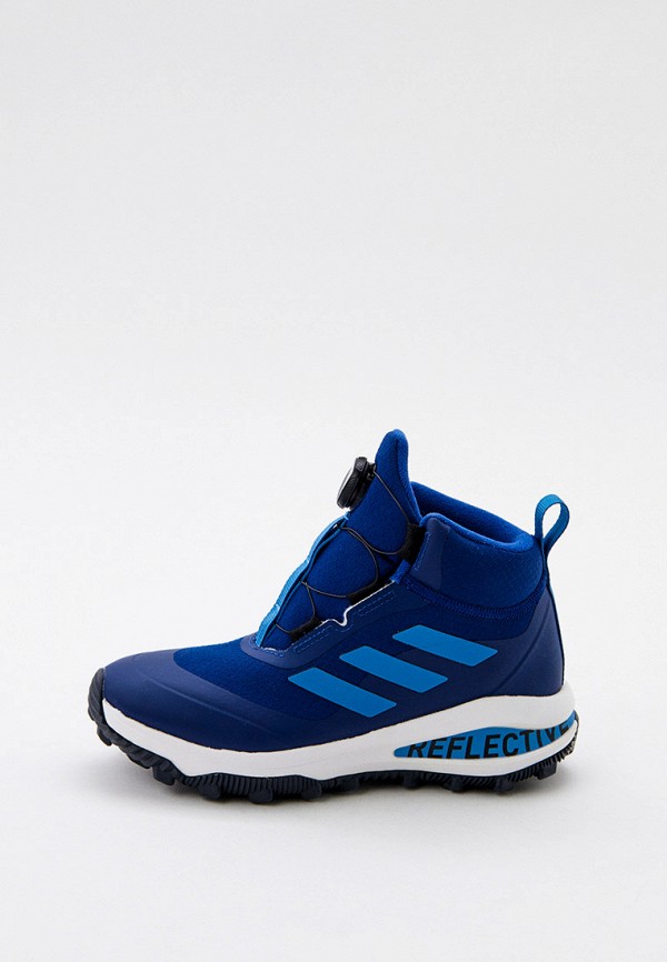 Ботинки трекинговые adidas синего цвета