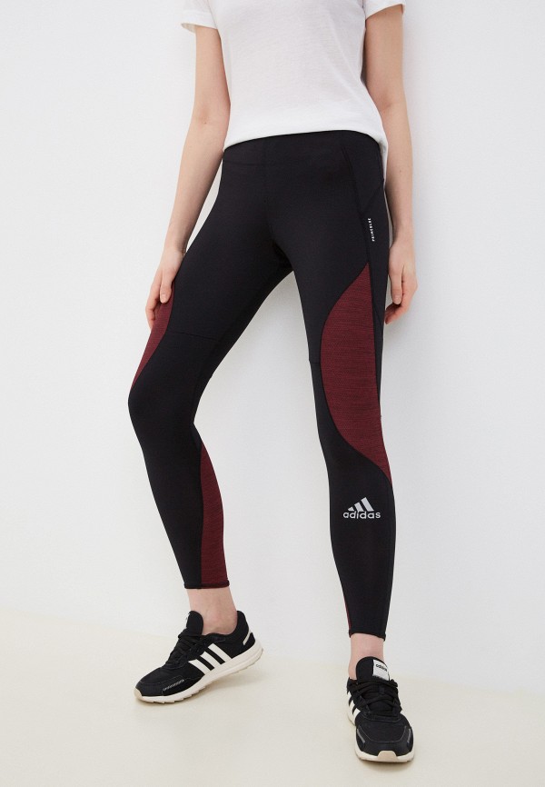 

Тайтсы adidas, Черный, P.BLUE FAST TGT