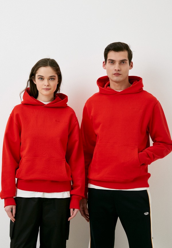

Худи adidas Originals, Красный, adidas X Pharrell PW BASICS HOOD