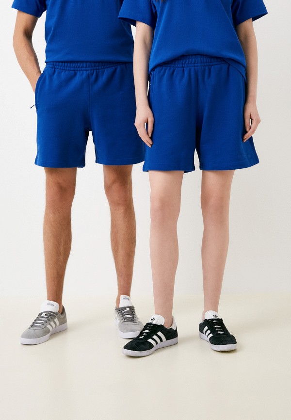 

Шорты спортивные adidas Originals, Синий, adidas X Pharrell PW BASICS SHORT