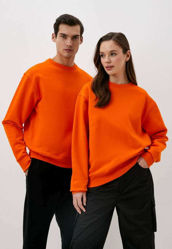 

Свитшот adidas Originals, Оранжевый, adidas X Pharrell PW BASICS CREW
