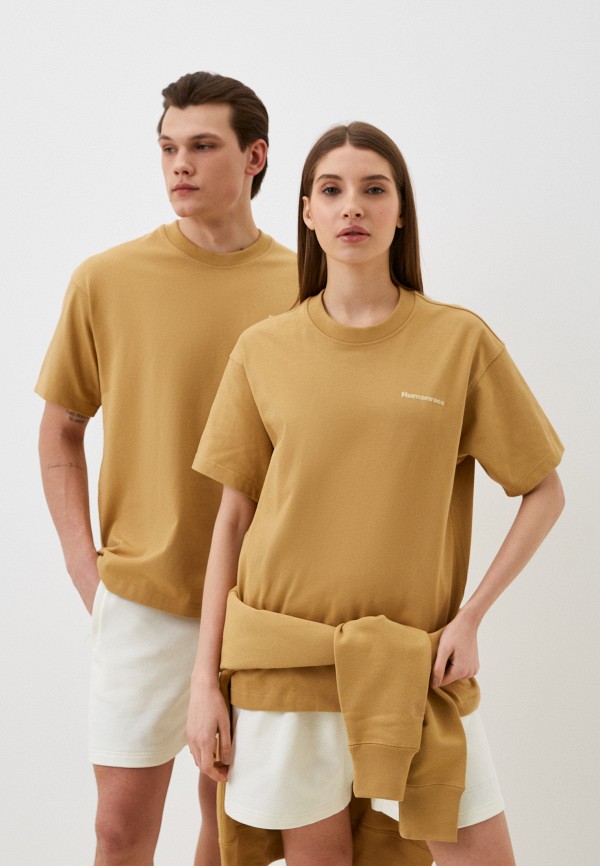 

Футболка adidas Originals, Бежевый, adidas X Pharrell PW BASICS TEE
