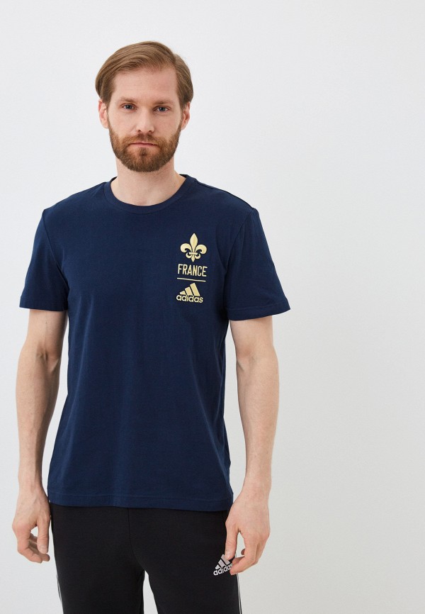 

Футболка спортивная adidas, Синий, FRA CI Tee