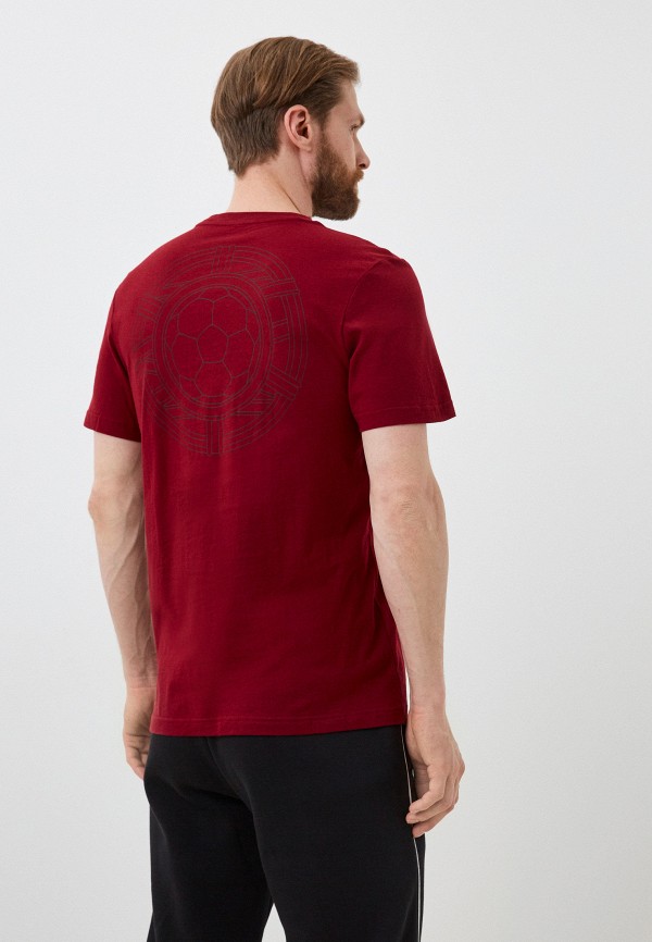 Футболка adidas бордовый, размер 40, фото 3