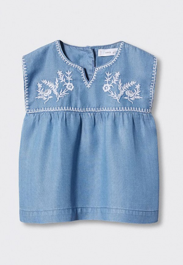 

Блуза Mango Kids, Голубой, ALBA