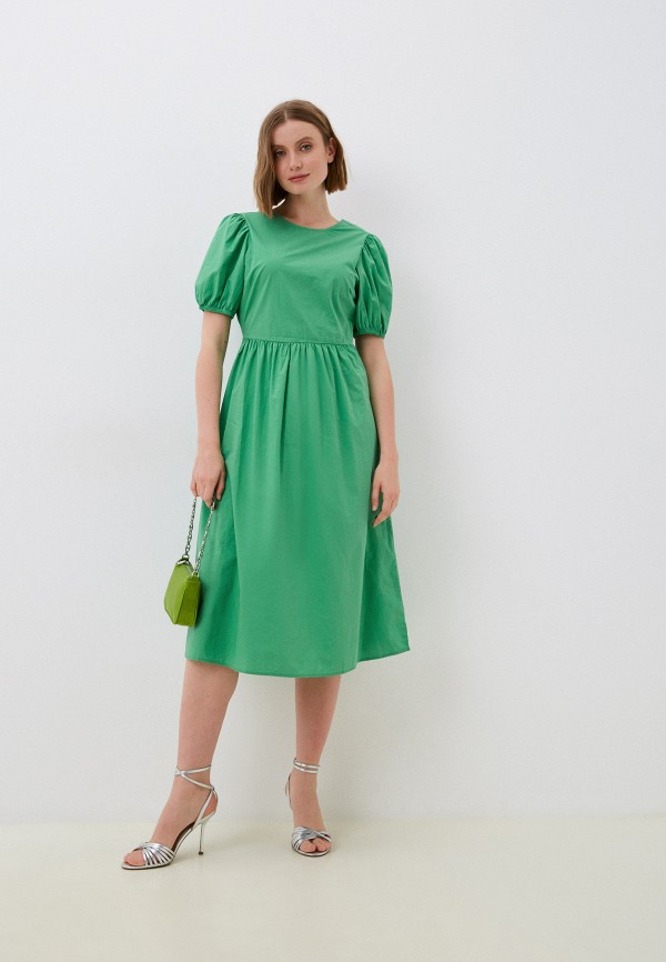 Платье Ichi зеленого цвета