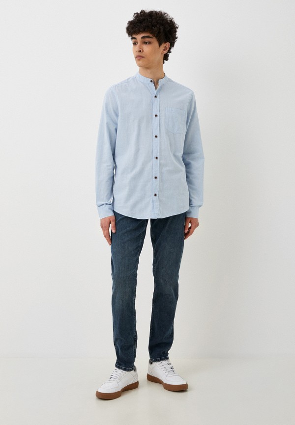 Рубашка Loft голубой, размер 48, фото 2