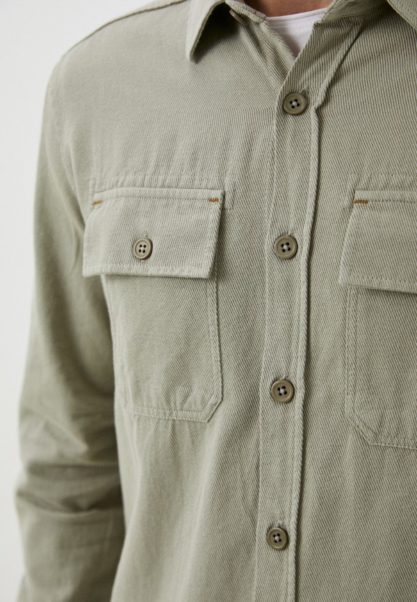 Рубашка Loft зеленый, размер 48, фото 4