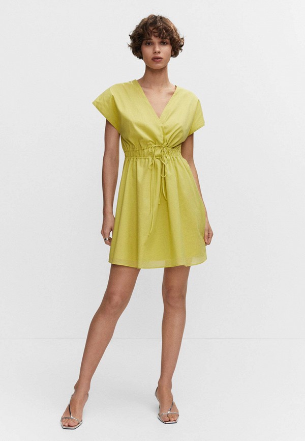 Платье Mango зеленый, размер 44, фото 2