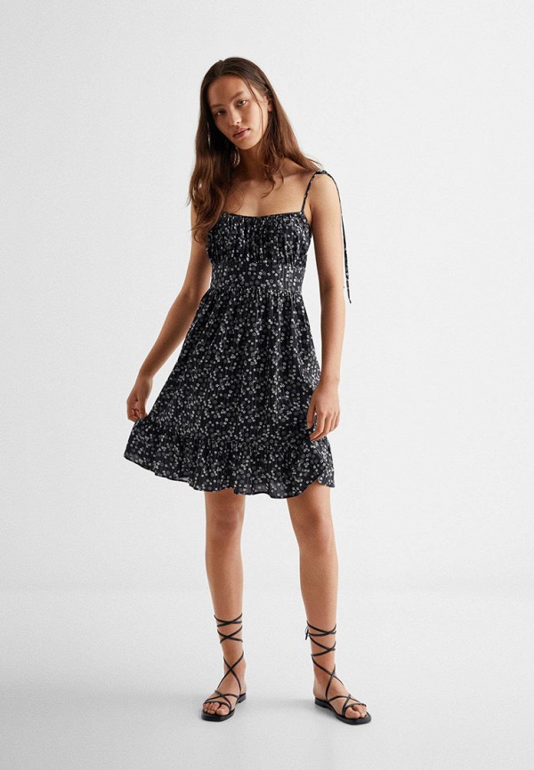 Сарафан Mango Kids черный, размер 171, фото 3