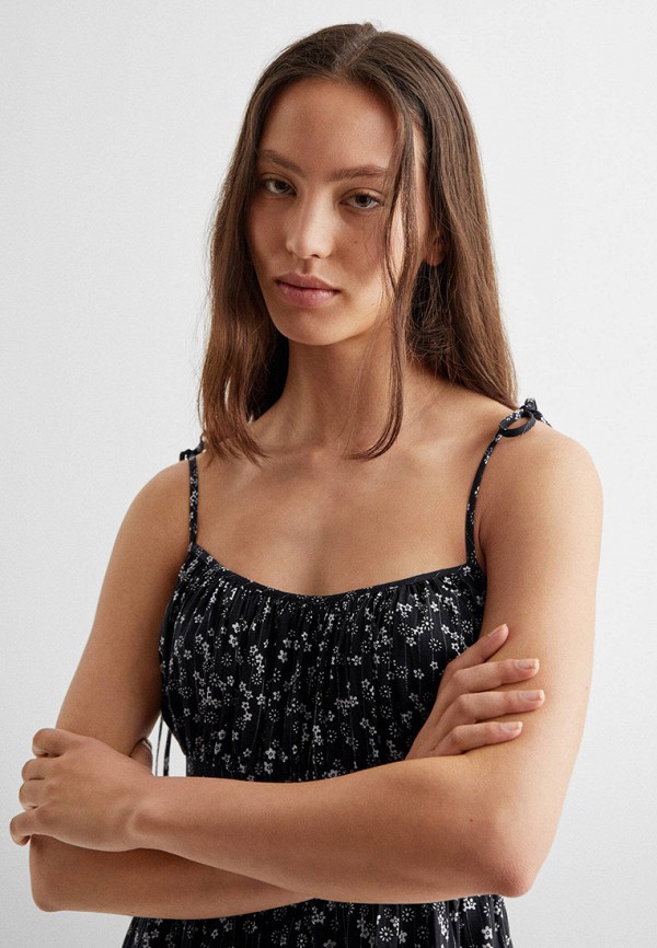 Сарафан Mango Kids черный, размер 171, фото 5