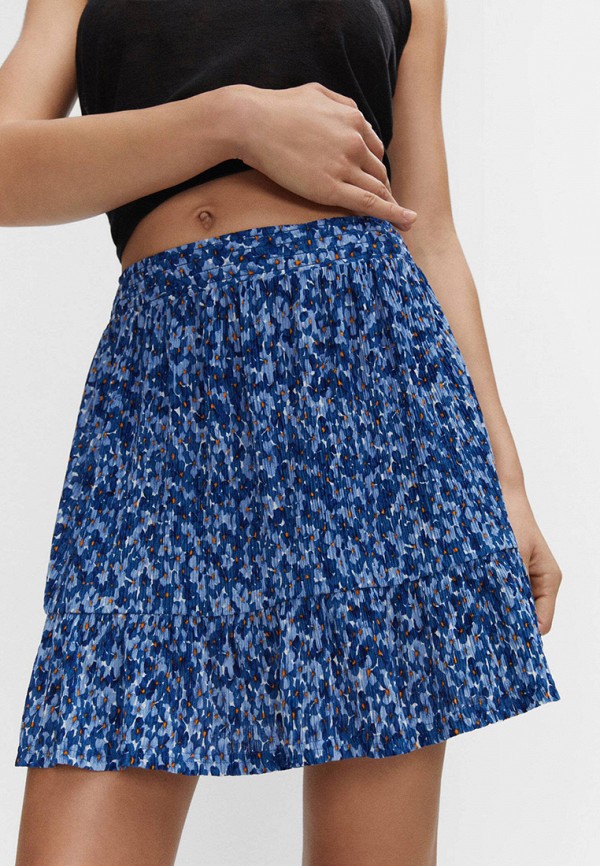 Юбка Mango синий, размер 44, фото 4