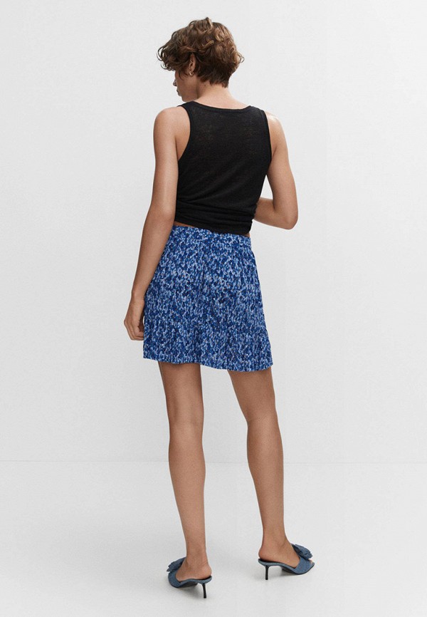 Юбка Mango синий, размер 44, фото 3