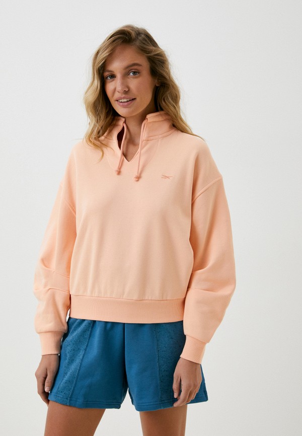 

Олимпийка Reebok, Коралловый, CL WDE COTTON FT COVERUP