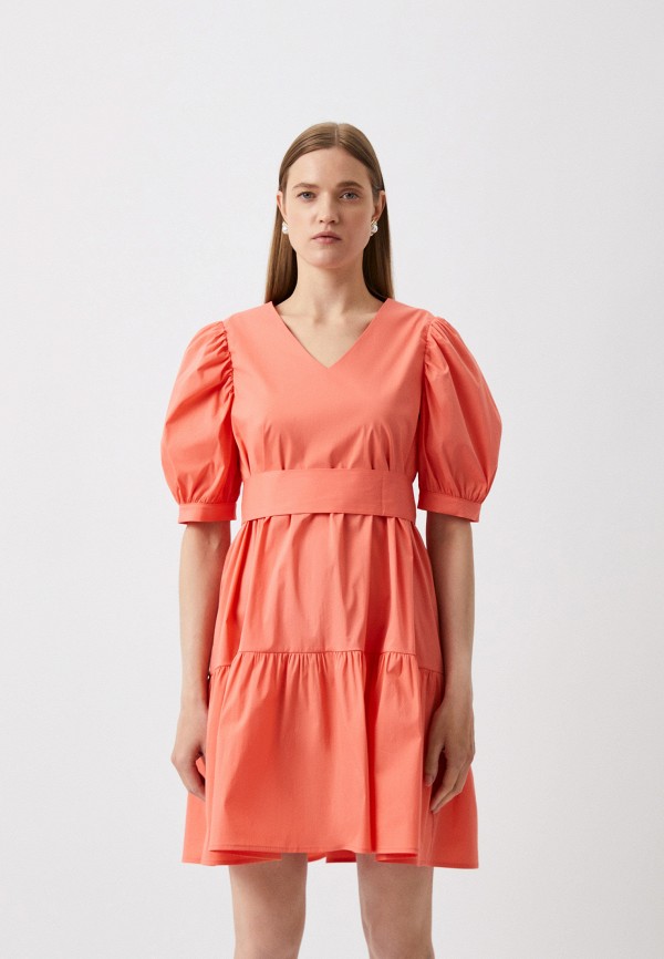 Платье Pietro Brunelli Milano кораллового цвета