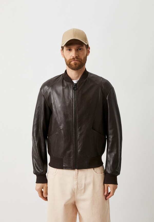 фото Куртка кожаная trussardi