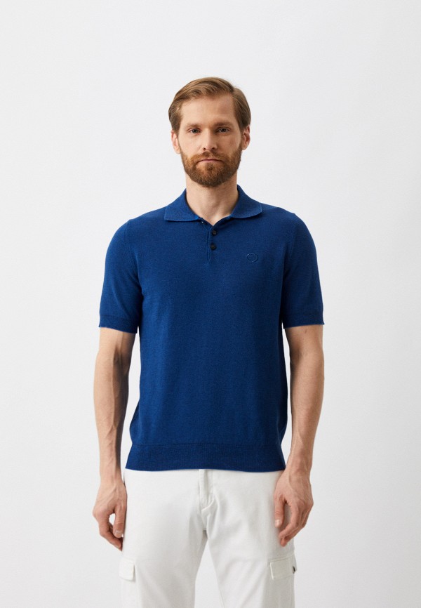 

Поло Trussardi, Синий