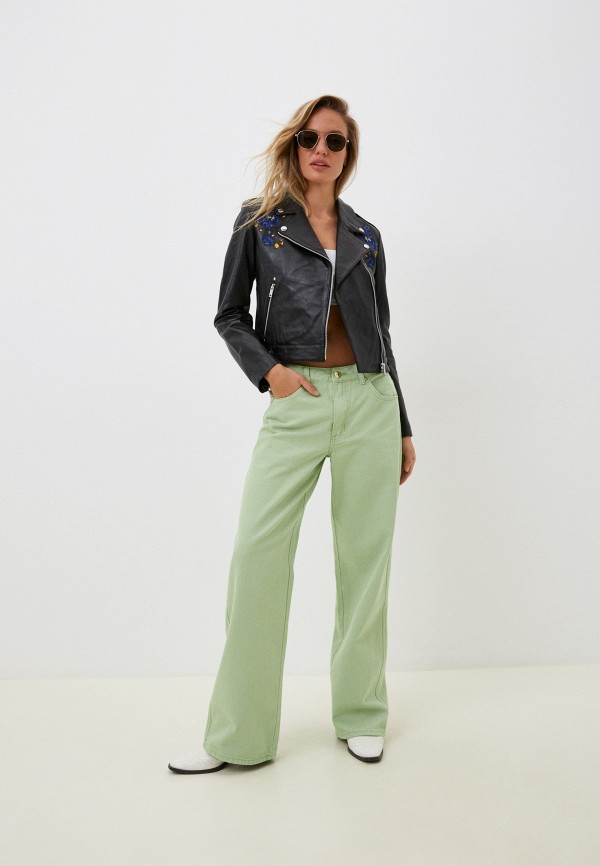 фото Куртка кожаная naf naf