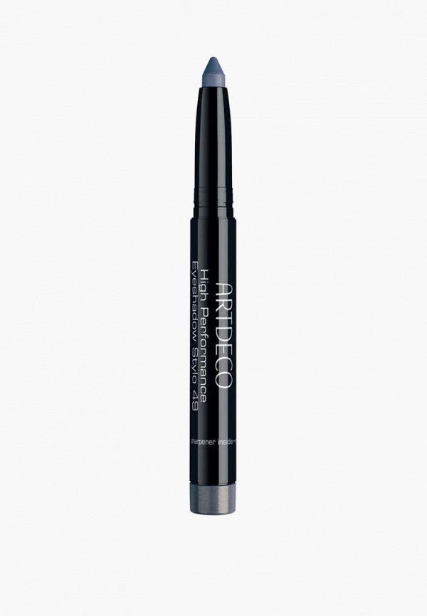 Тени-карандаш для век Artdeco HIGH PERFORMANCE Eyeshadow Stylo с точилкой, водостойкий сияющий финиш, тон 49 delusional blue, 1.4 г