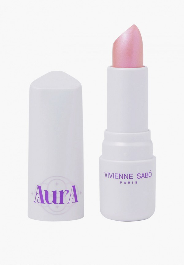

Бальзам для губ оттеночный Vivienne Sabo, Розовый, Rituel esoterique AURA, дуохромное сияние, тон 02 нежно-розовый мерцающий, 4 г