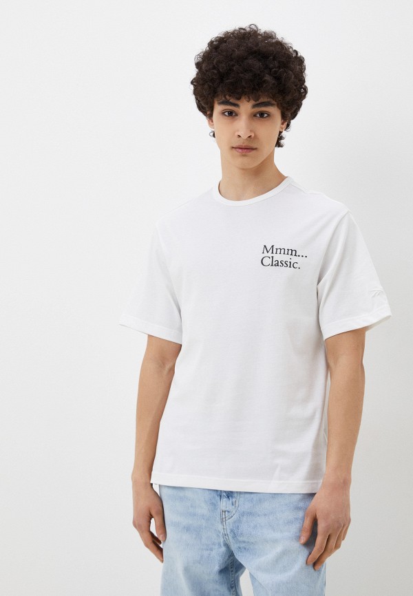 

Футболка Reebok, Белый, CL SKATE TEE
