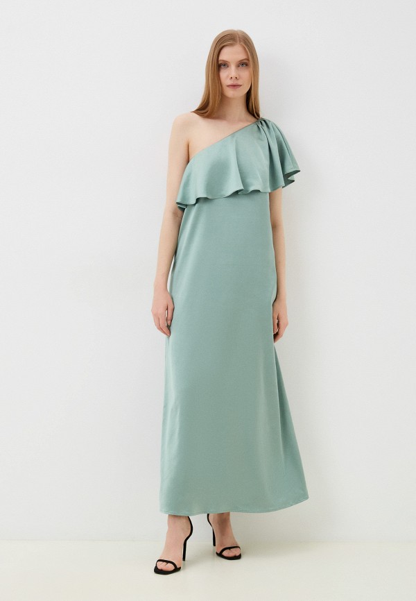 Платье Sisley зеленого цвета