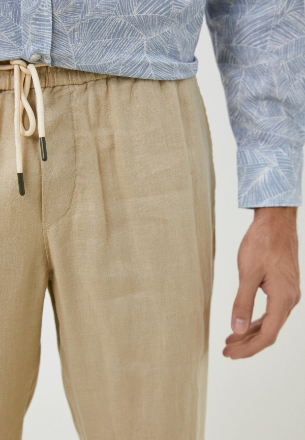 Брюки Sisley бежевый, размер 42, фото 4