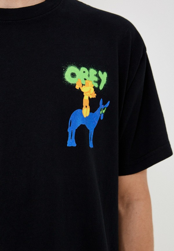 Футболка Obey черный, размер 50, фото 3
