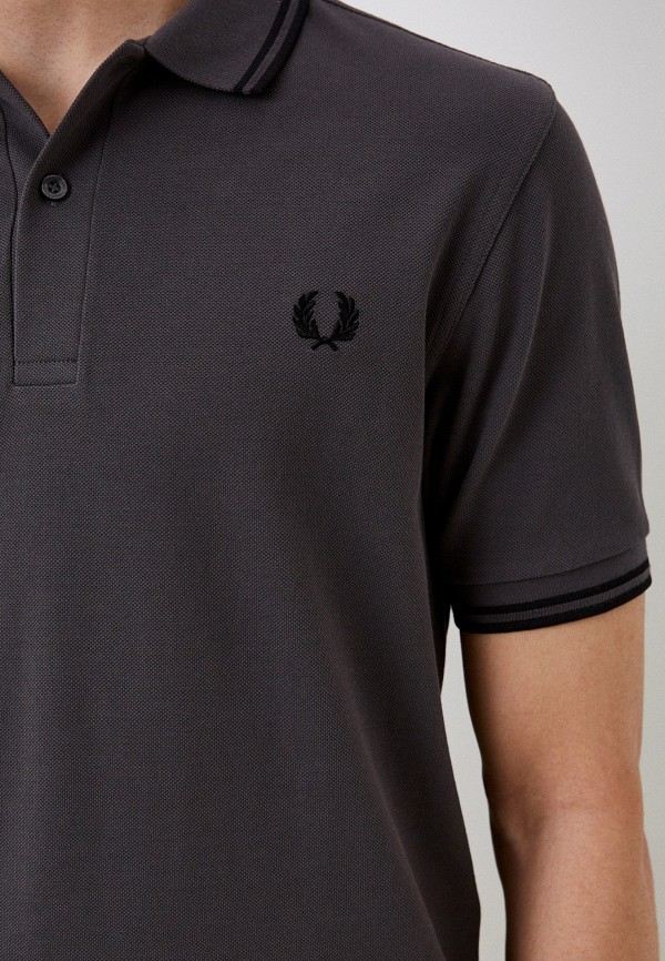 Поло Fred Perry серый, размер 60, фото 3