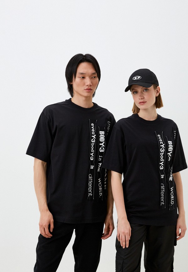 

Футболка adidas Y-3, Черный, U ARTW STP TEE