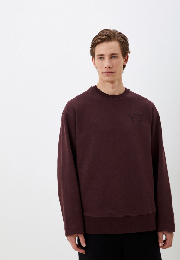 

Свитшот adidas Y-3, Бордовый, M CL C CRW SWT