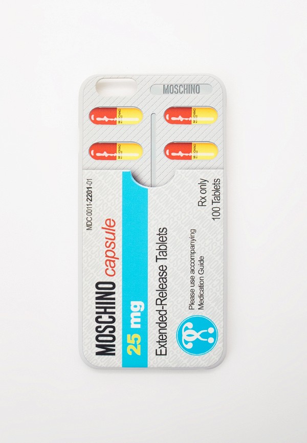 Чехол для iPhone Moschino 6/6S Plus чехол air case для apple iphone 6 6s plus мятный deppa