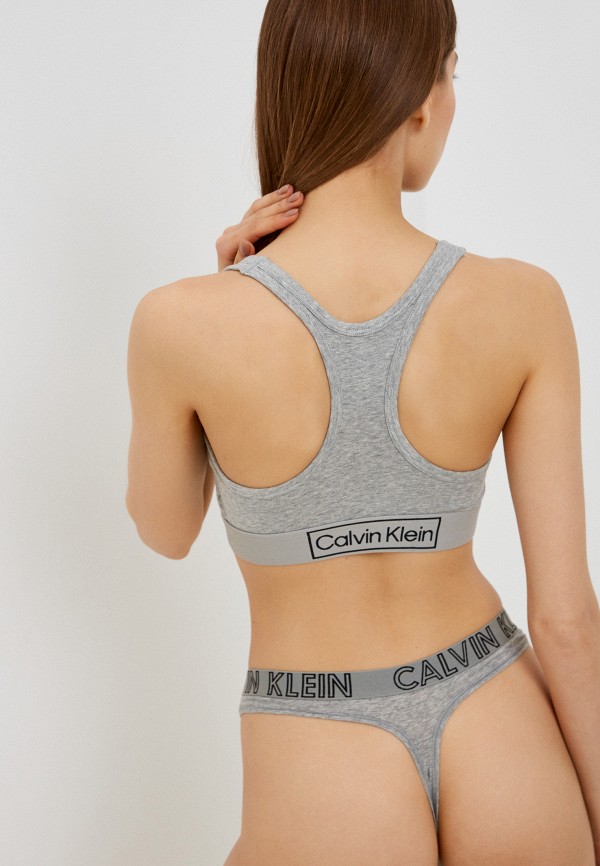 Бюстгальтер Calvin Klein Underwear серый, размер 40, фото 2