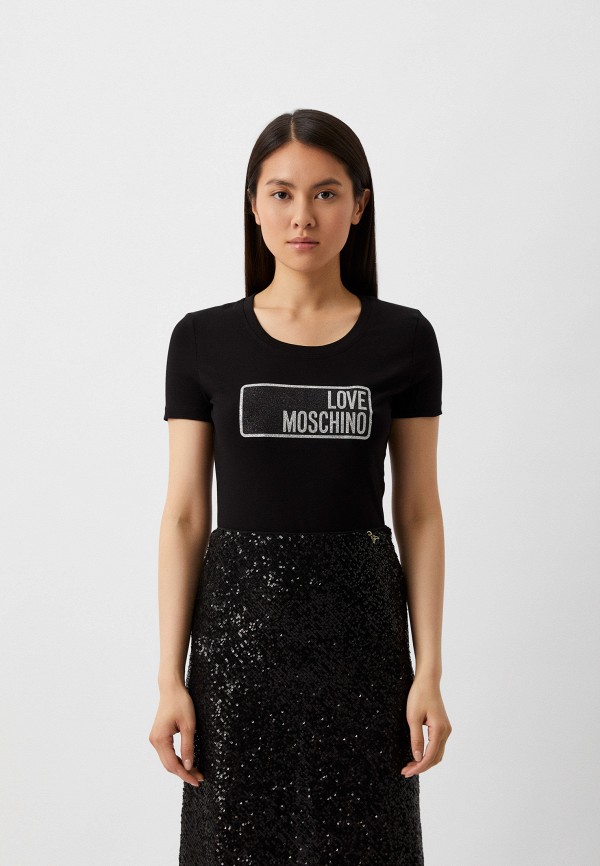 

Футболка Love Moschino, Черный