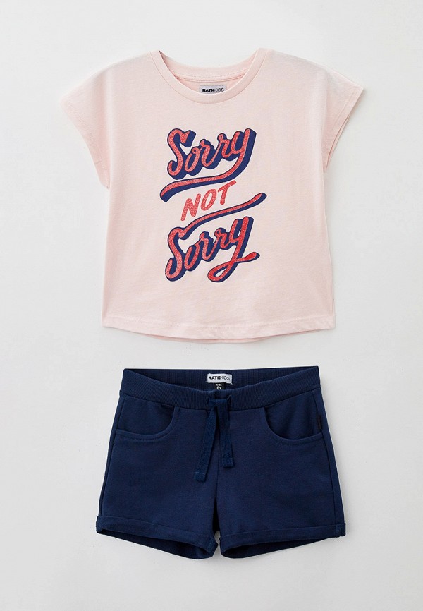 Футболка и шорты Nath Kids мужская футболка розовый делориан m синий