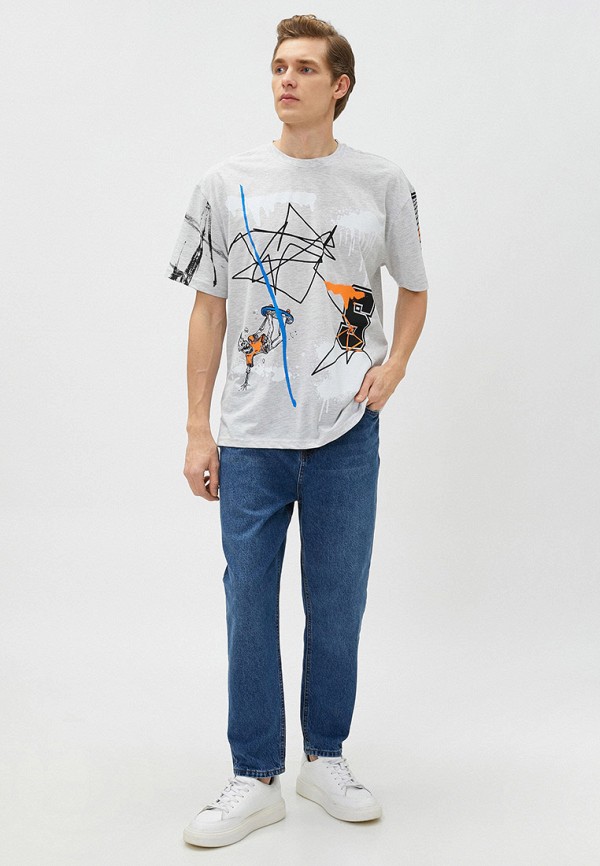 Футболка Koton серый, размер 50, фото 2