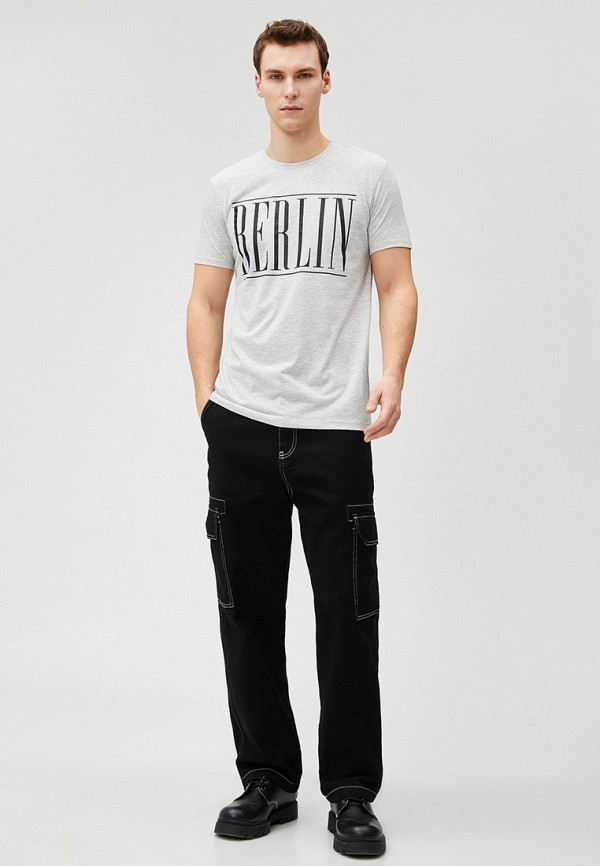 Футболка Koton серый, размер 48, фото 2