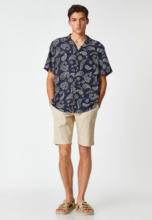 Рубашка Koton синий, размер 54, фото 2