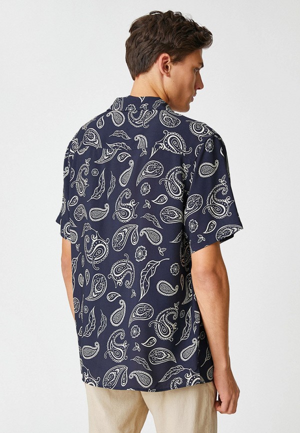 Рубашка Koton синий, размер 54, фото 3