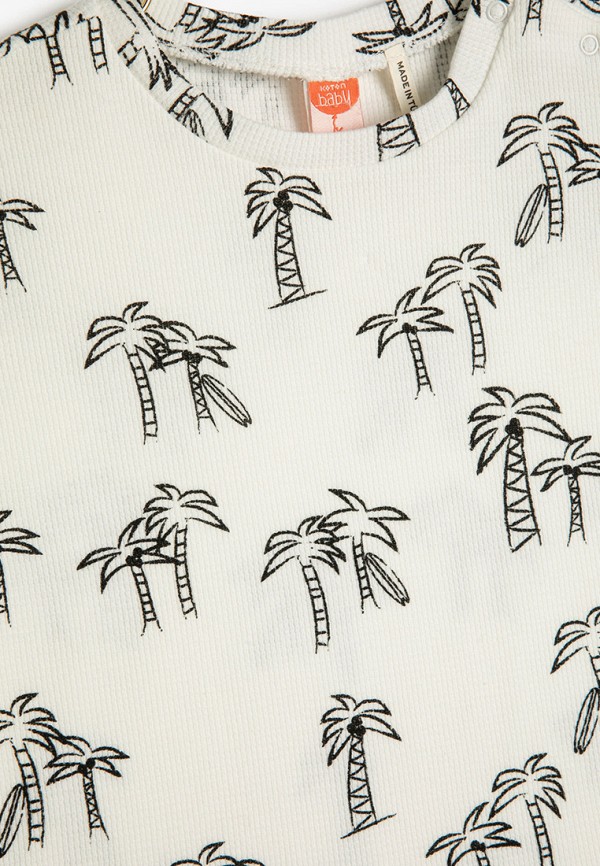 Футболка Koton бежевый, размер 80, фото 3