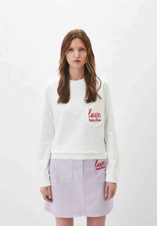 

Свитшот Love Moschino, Белый