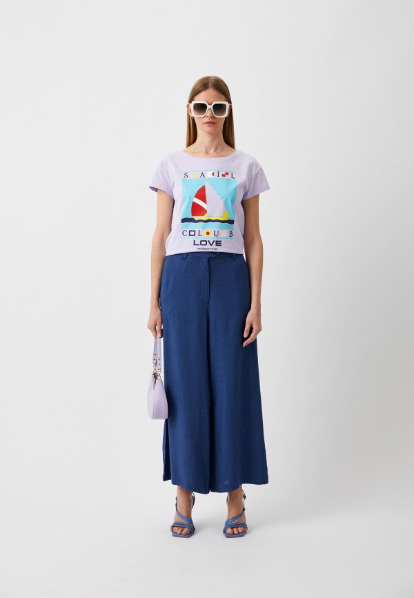 Брюки Love Moschino синий, размер 40, фото 2