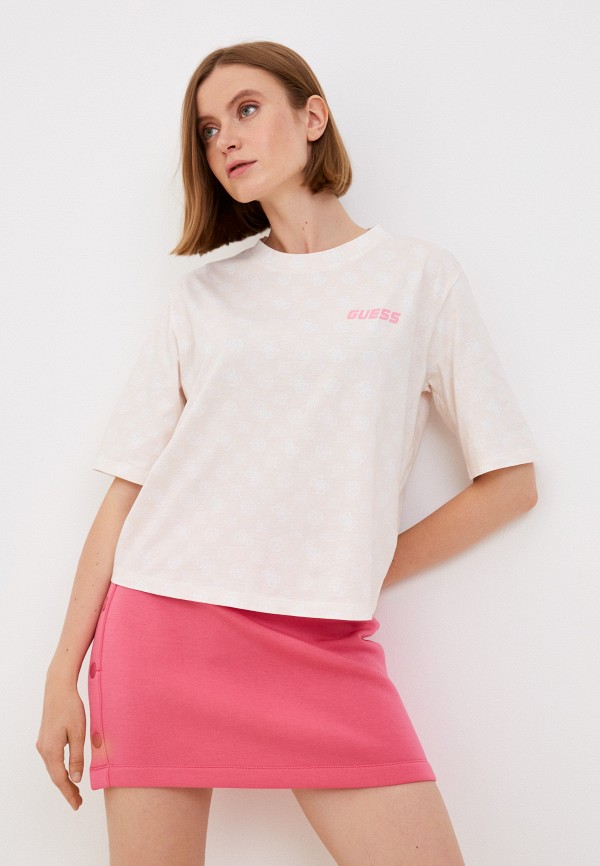 

Футболка Guess, Бежевый, ALETHA 4G