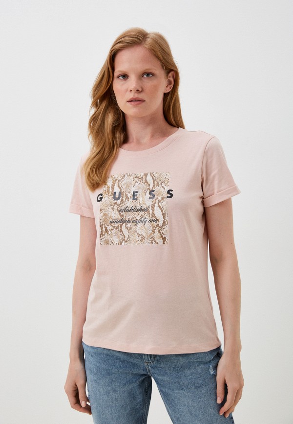 

Футболка Guess, Розовый